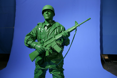 Army Halloween Costumes on The Actors Wearing Soldier Suits Were Shot Against A Blue Screen And