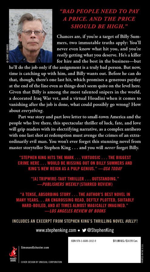 Stephen King 'Billy Summers' Interview 2021 - Stephen King on How